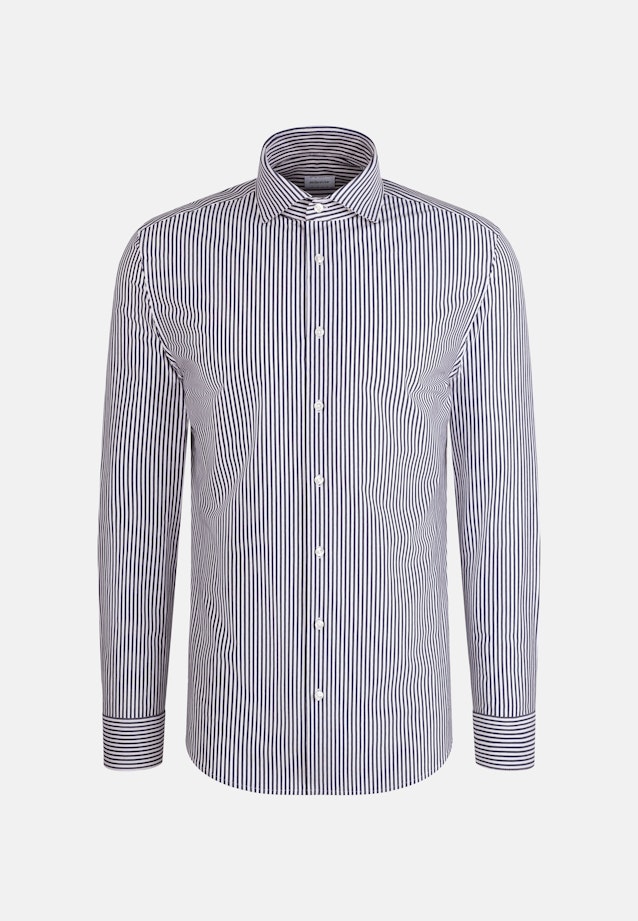 Slim Jerseyhemd Gestreift in Grau |  Seidensticker Onlineshop