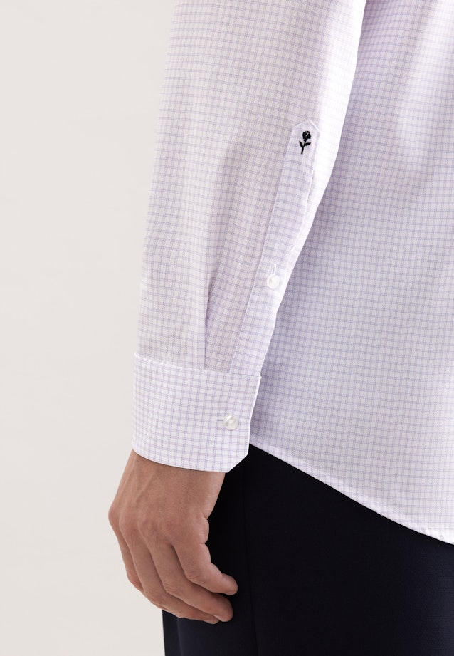 Comfort Business shirt Check in Rosa |  Seidensticker Onlineshop