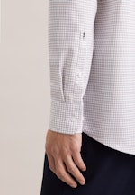 Comfort Business shirt Check in Beige |  Seidensticker Onlineshop