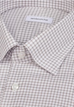 Comfort Business shirt Check in Beige |  Seidensticker Onlineshop