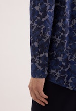 Regular Business Hemd Druck in Dunkelblau |  Seidensticker Onlineshop