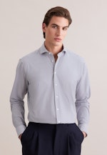 Regular Jerseyhemd Gestreift in Grau |  Seidensticker Onlineshop