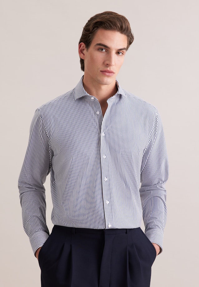 Regular Jersey shirt Stripes in Grey |  Seidensticker Onlineshop