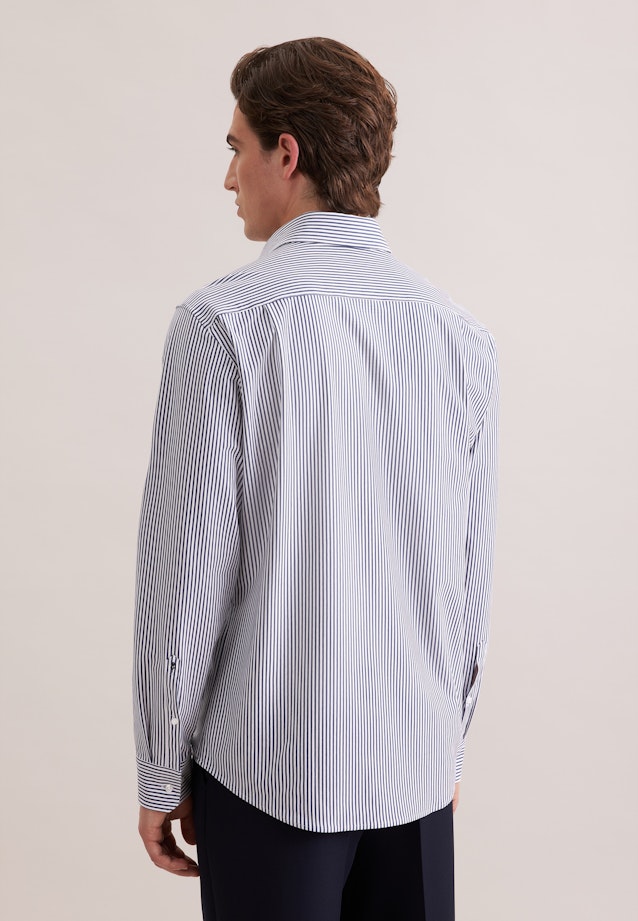 Regular Jerseyhemd Gestreift in Grau |  Seidensticker Onlineshop