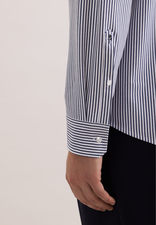 Regular Jerseyhemd Gestreift in Grau |  Seidensticker Onlineshop