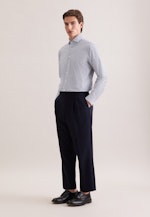 Regular Jerseyhemd Gestreift in Grau |  Seidensticker Onlineshop