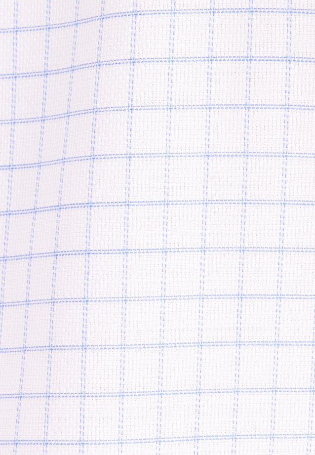 Regular Business Hemd Karo in Mittelblau |  Seidensticker Onlineshop