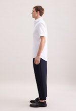 Regular Business Hemd Karo in Mittelblau |  Seidensticker Onlineshop