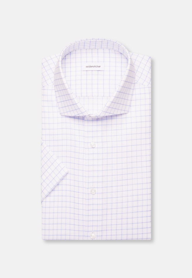 Regular Chemise d'affaires carreaux dans Bleu Moyen | Boutique en ligne Seidensticker