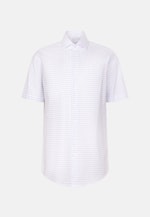 Regular Business Hemd Karo in Mittelblau |  Seidensticker Onlineshop