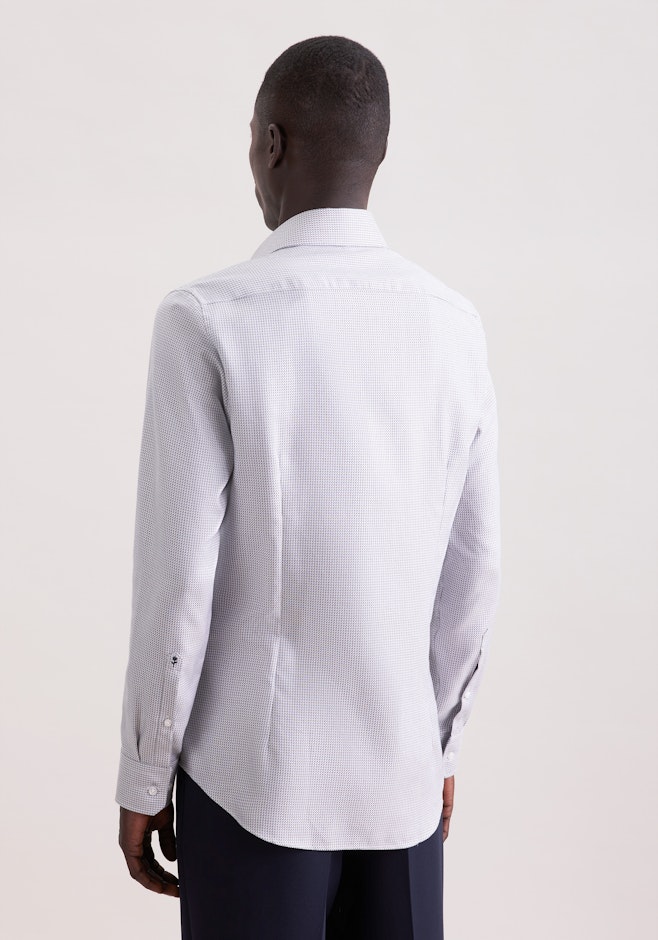 Slim Business Hemd Struktur in Beige | Seidensticker Onlineshop