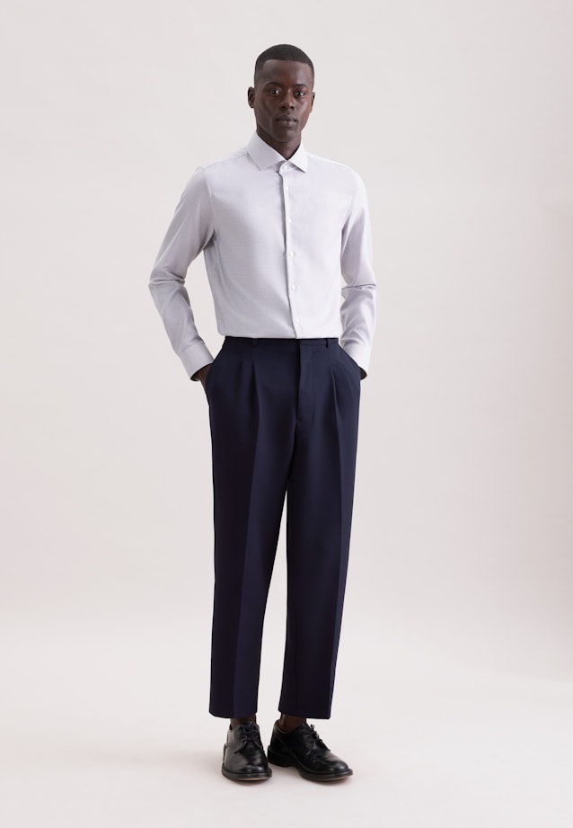 Slim Business Hemd Struktur in Beige |  Seidensticker Onlineshop