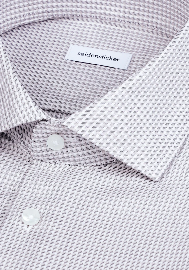 Slim Chemise d'affaires Structure dans Beige | Boutique en ligne Seidensticker