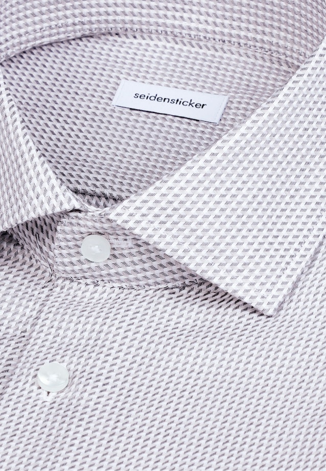 Slim Business Hemd Struktur in Beige |  Seidensticker Onlineshop