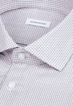 Slim Business Hemd Struktur in Beige |  Seidensticker Onlineshop