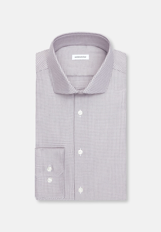 Slim Business Hemd Struktur in Beige |  Seidensticker Onlineshop