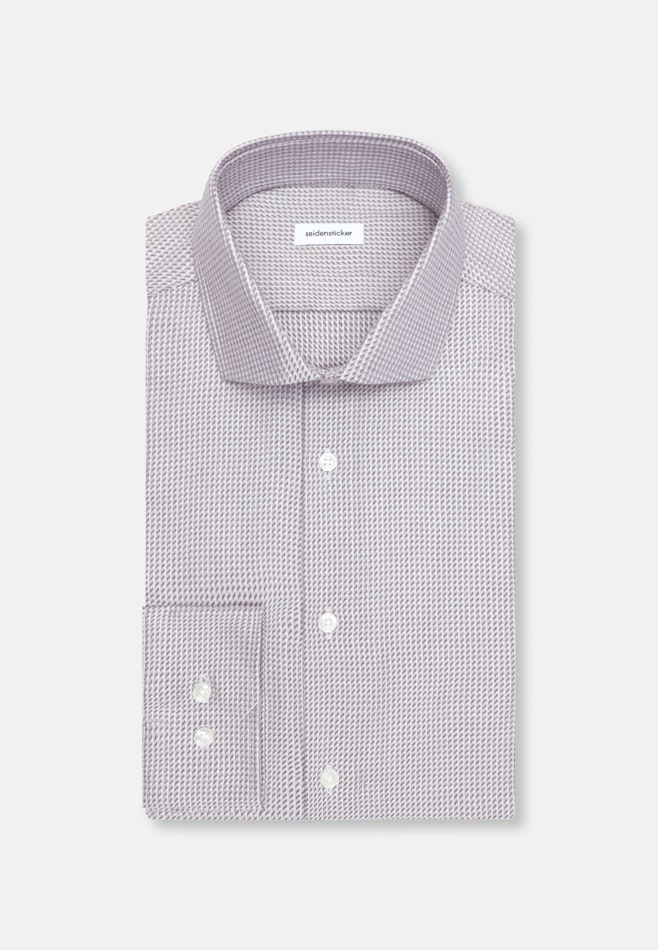 Slim Business Hemd Struktur in Beige | Seidensticker Onlineshop