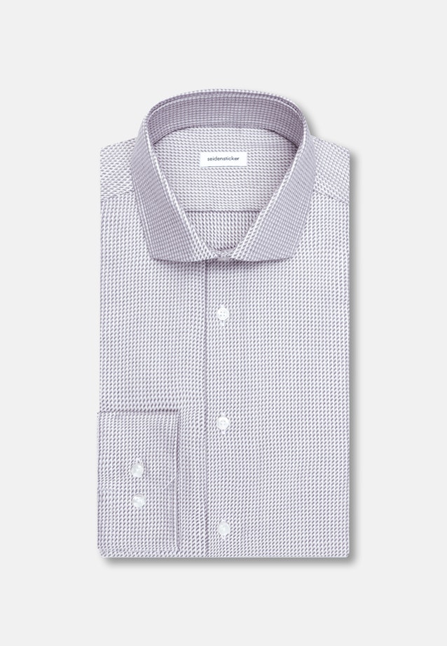 Slim Business Hemd Struktur in Beige |  Seidensticker Onlineshop