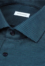 Slim Business Hemd Struktur in Türkis |  Seidensticker Onlineshop