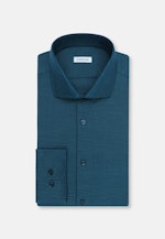 Slim Business Hemd Struktur in Türkis |  Seidensticker Onlineshop