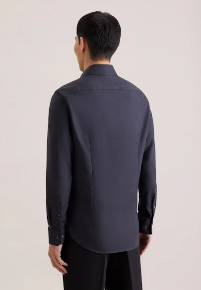 Slim Chemise d'affaires Structure in Gris | Seidensticker Onlineshop