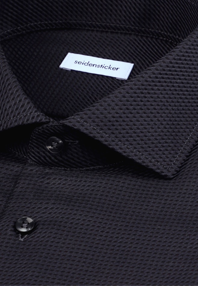 Slim Business Hemd Struktur in Grau | Seidensticker Onlineshop
