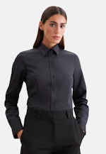 Hemdbluse regular fit in Schwarz |  Seidensticker Onlineshop