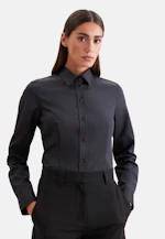 Regular Fit Shirt Blouse in Schwarz |  Seidensticker Onlineshop