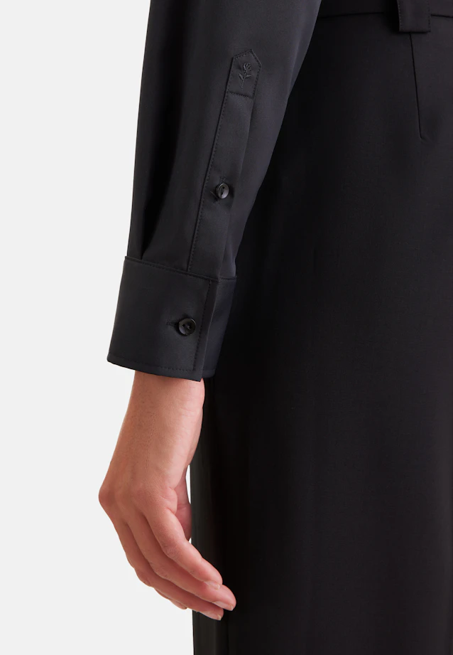 Hemdbluse regular fit in Schwarz |  Seidensticker Onlineshop