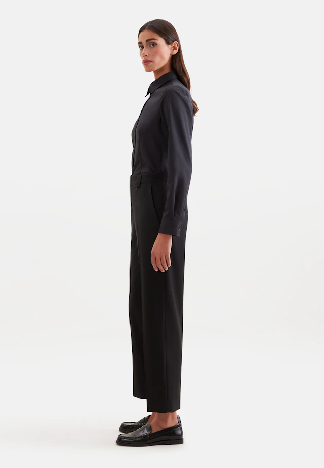 Hemdbluse regular fit in Schwarz |  Seidensticker Onlineshop
