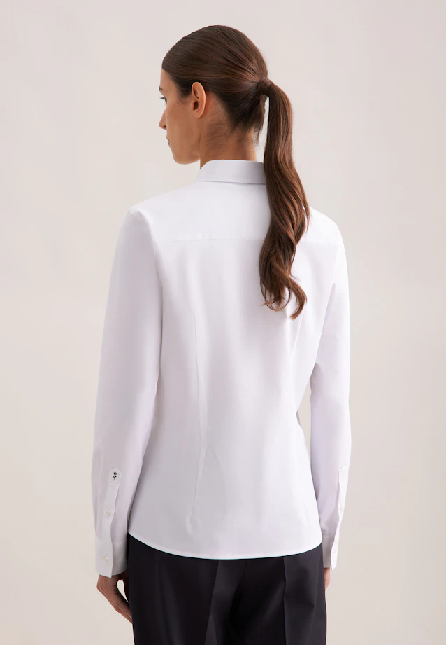 Hemdbluse regular fit in Weiß |  Seidensticker Onlineshop