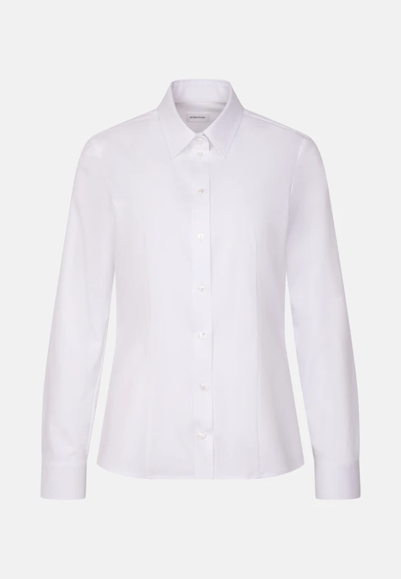 Hemdbluse regular fit in Weiß |  Seidensticker Onlineshop