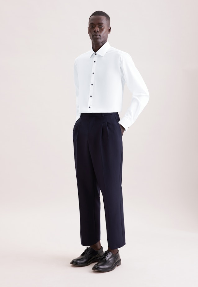 Regular Business Hemd Uni in Weiß |  Seidensticker Onlineshop