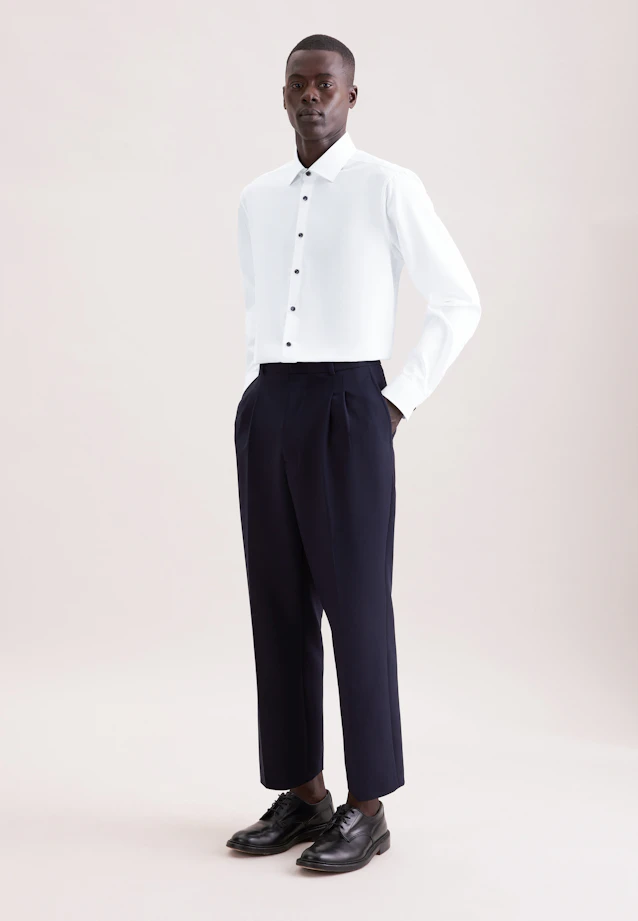 Regular Business Hemd Uni in Weiß |  Seidensticker Onlineshop