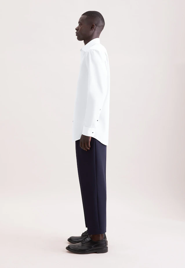 Regular Business Hemd Uni in Weiß |  Seidensticker Onlineshop