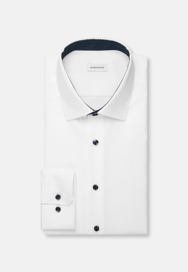 Regular Business Hemd Uni in Weiß |  Seidensticker Onlineshop