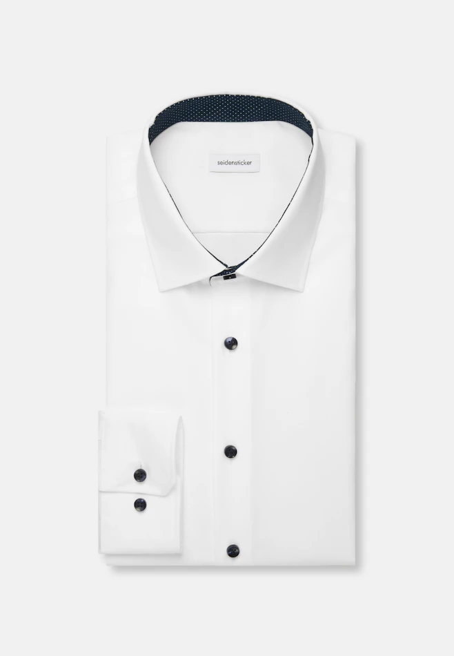 Regular Business Hemd Uni in Weiß | Seidensticker Onlineshop