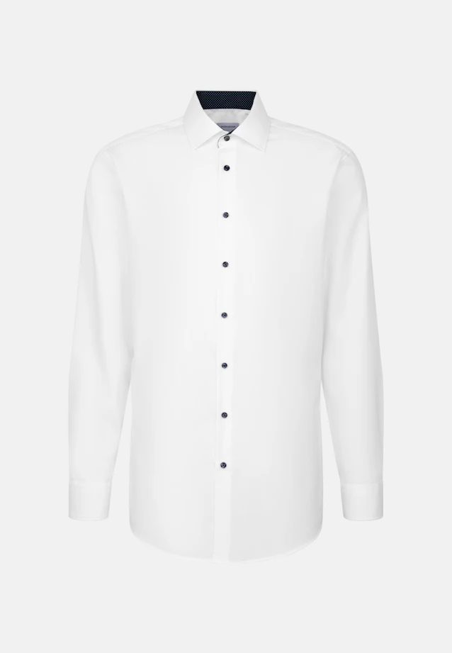 Regular Business Hemd Uni in Weiß |  Seidensticker Onlineshop