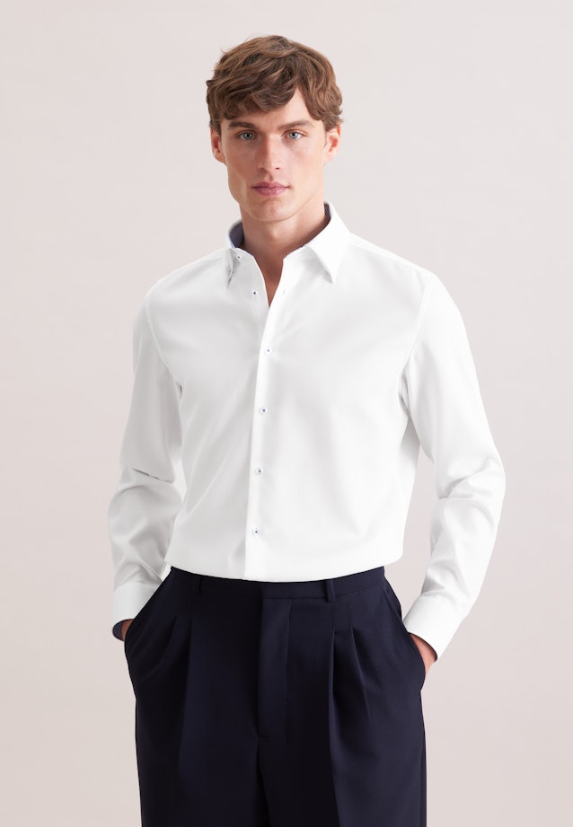 Slim Chemise d'affaires Structure in Blanc |  Seidensticker Onlineshop