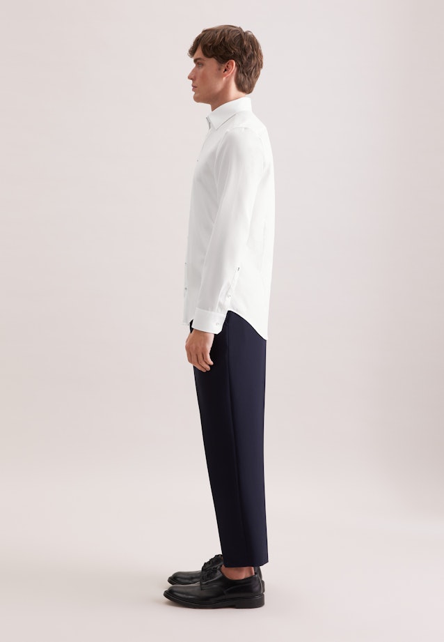 Slim Chemise d'affaires Structure in Blanc |  Seidensticker Onlineshop