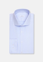 X-Slim Business Hemd Gestreift in Mittelblau |  Seidensticker Onlineshop