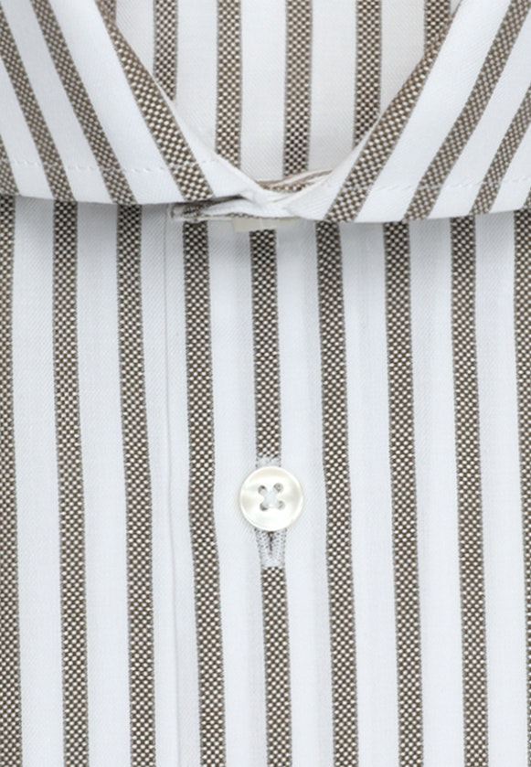 Shaped Business Hemd Gestreift in Grün |  Seidensticker Onlineshop