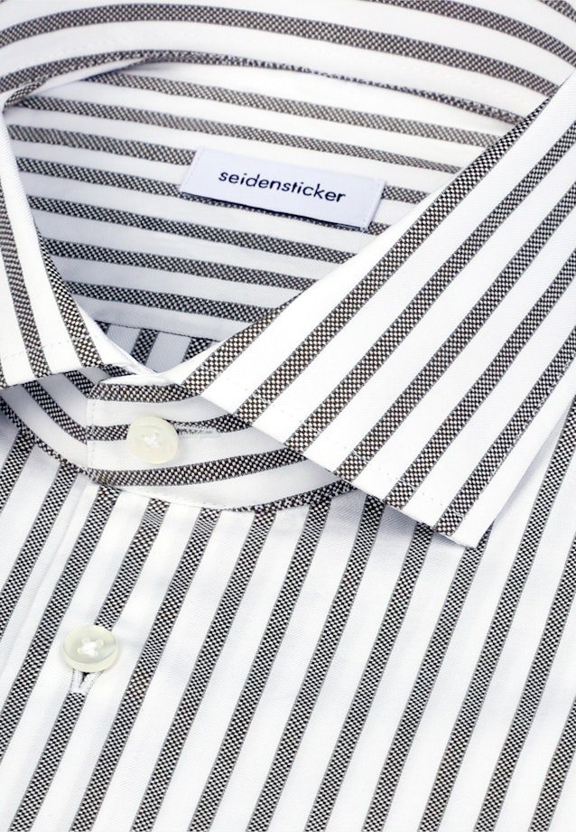 Shaped Business Hemd Gestreift in Grün |  Seidensticker Onlineshop