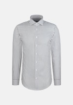 Shaped Business Hemd Gestreift in Grün |  Seidensticker Onlineshop