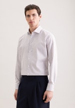 Shaped Chemise d'affaires Rayures in Marron |  Seidensticker Onlineshop