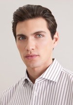 Shaped Chemise d'affaires Rayures in Marron |  Seidensticker Onlineshop