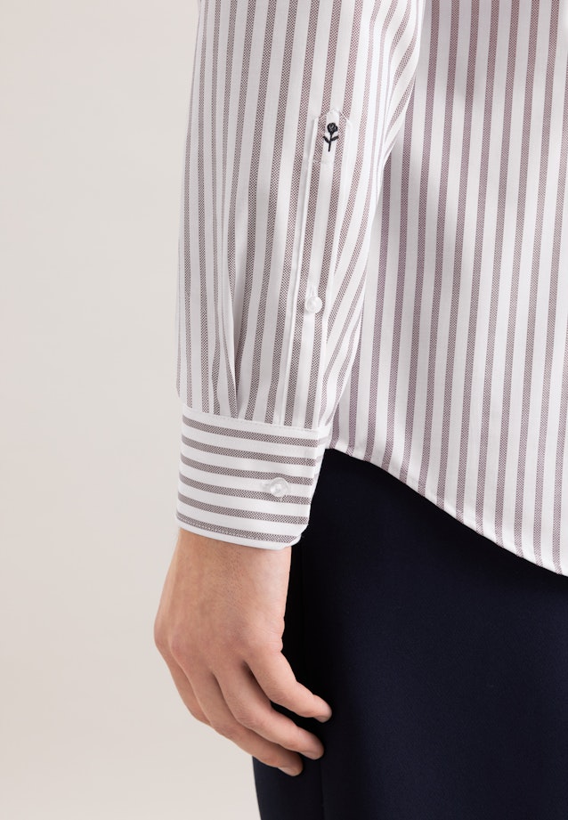 Shaped Chemise d'affaires Rayures in Marron |  Seidensticker Onlineshop