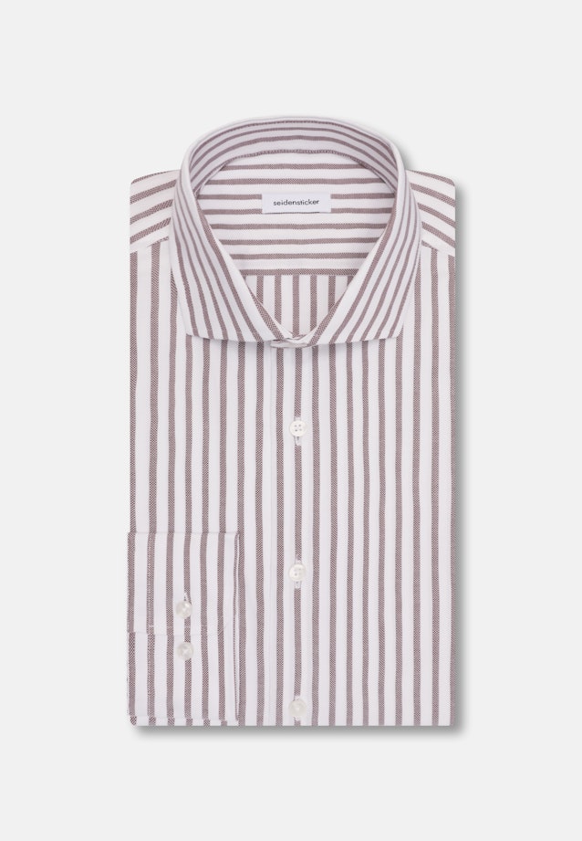 Shaped Chemise d'affaires Rayures in Marron |  Seidensticker Onlineshop