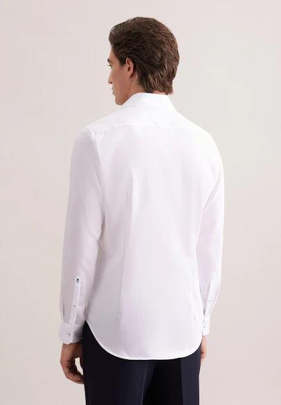 X-Slim Business Hemd Uni in Weiß |  Seidensticker Onlineshop
