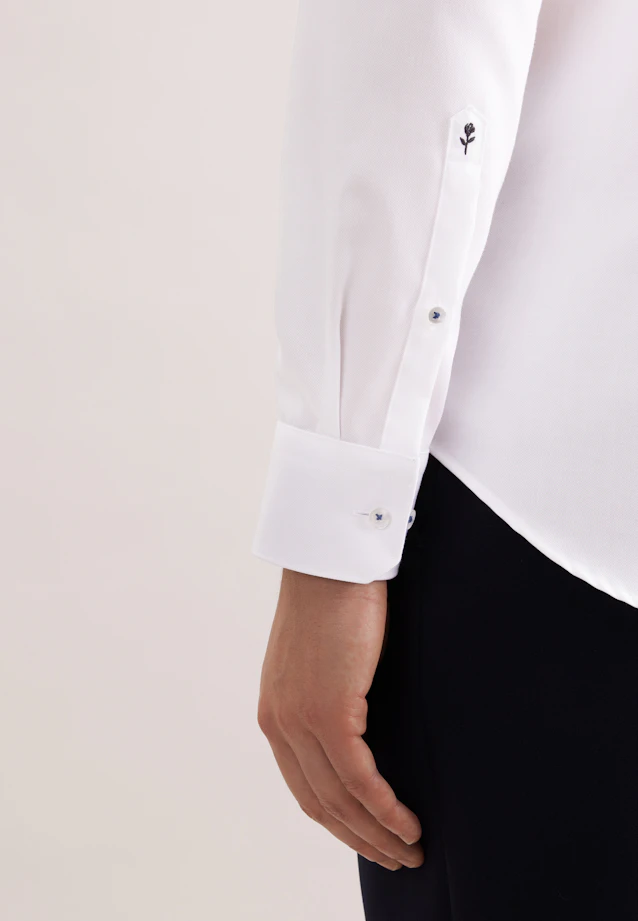 X-Slim Business Hemd Uni in Weiß |  Seidensticker Onlineshop